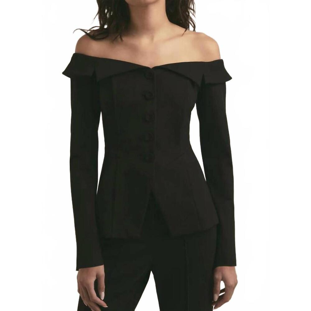 NEW FAVORITE DAUGHTER the irina jacket top in black